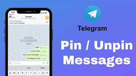 How To Pin And Unpin A Message Or Chat In Telegram.